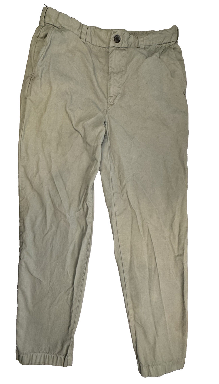 Brooks Brothers Men's Clark Fit Chinos Flat Front Straight leg green 34/32 Prepp